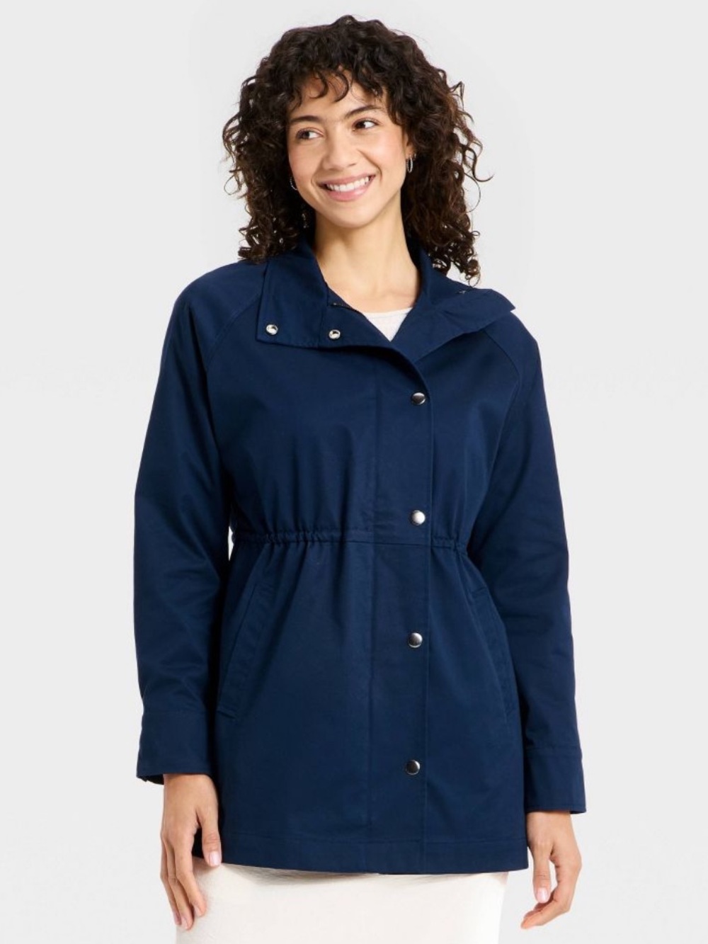 A New Day Women's Femme Anorak Jacket - Navy - XS, S or M